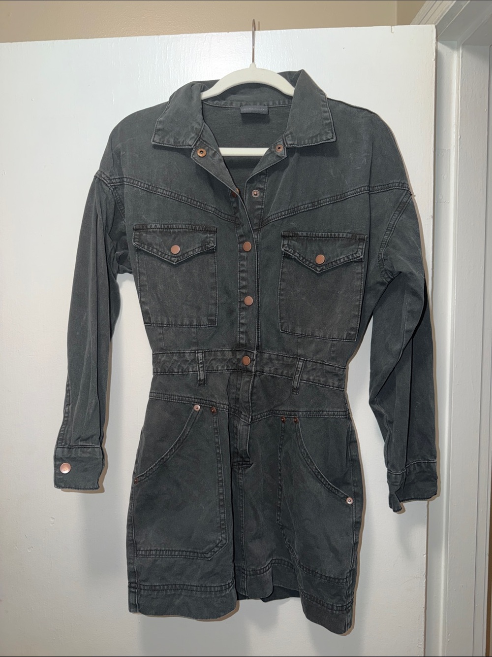 Black Denim Dress